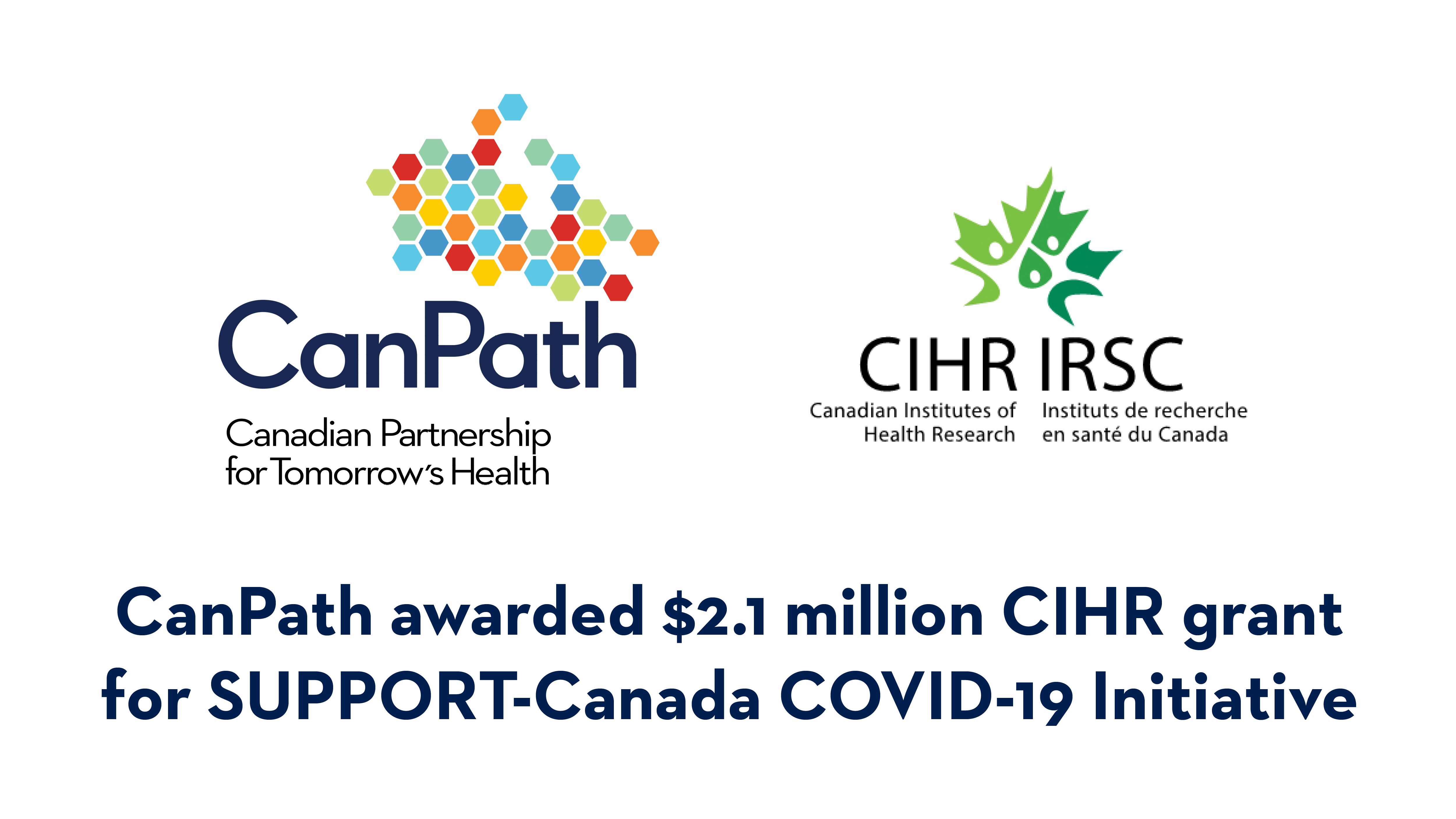 CanPath Awarded 2.1 million CIHR Grant for SUPPORTCanada COVID19