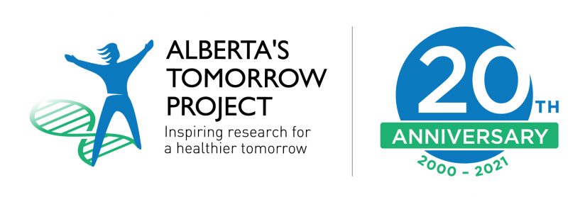 Alberta's Tomorrow Project 20th Anniversary logo