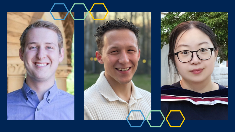 Headshots of W. Alton Russell, Matthew Knight, and Yuan Yu
