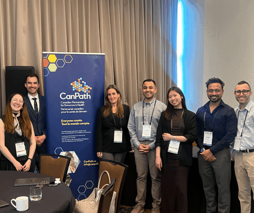 The CanPath and Lifebit teams at the Canadian Cancer Research Conference.